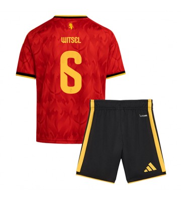 Belgien Axel Witsel #6 Replika Hemmatröja Barn VM 2026 Kortärmad (+ Korta byxor)